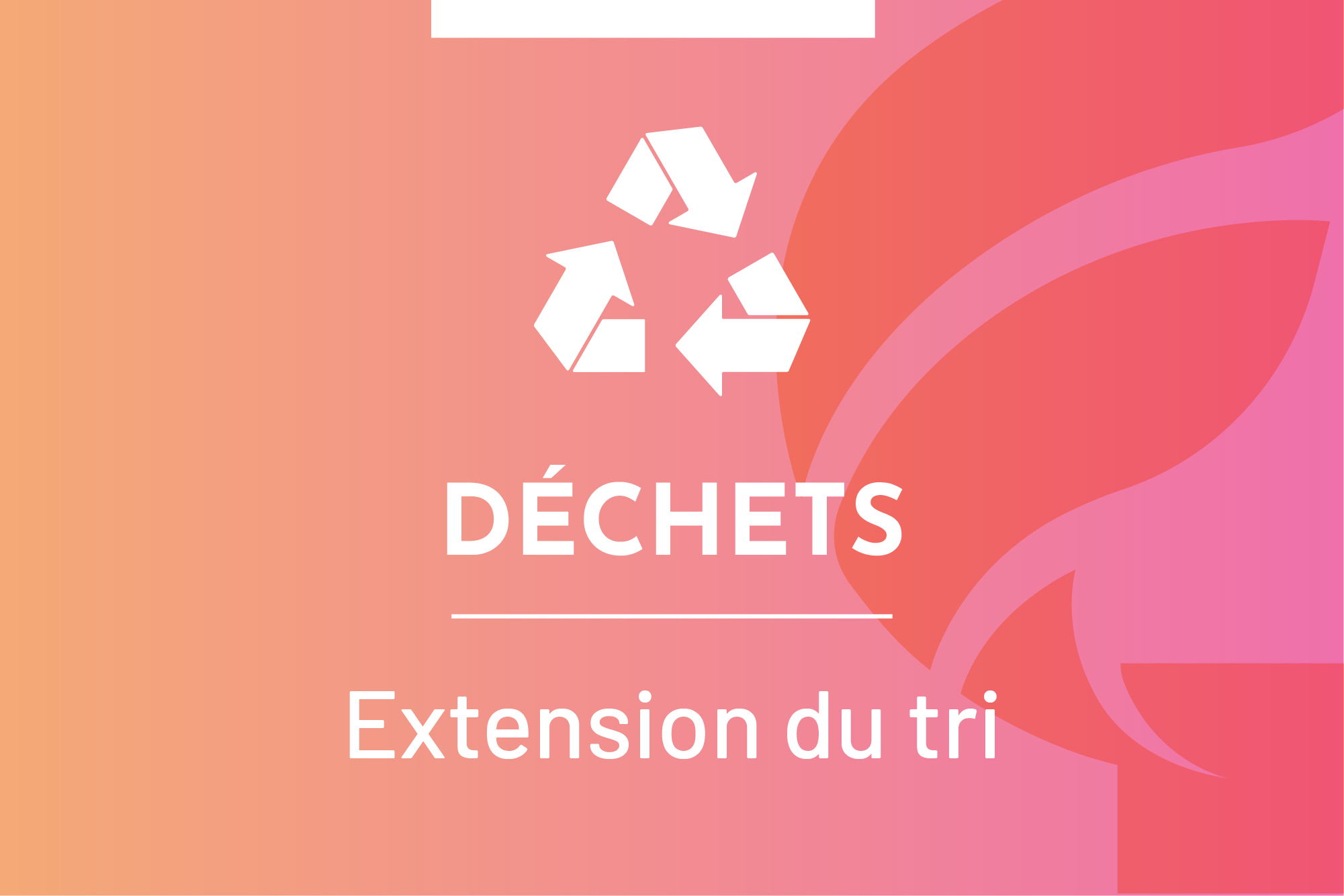 Sticker Recyclage des ordures ménagères Signalétique tri sélectif